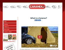 Tablet Screenshot of caranex.co.uk